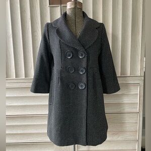 Vintage Style Black and White Women's Jacket